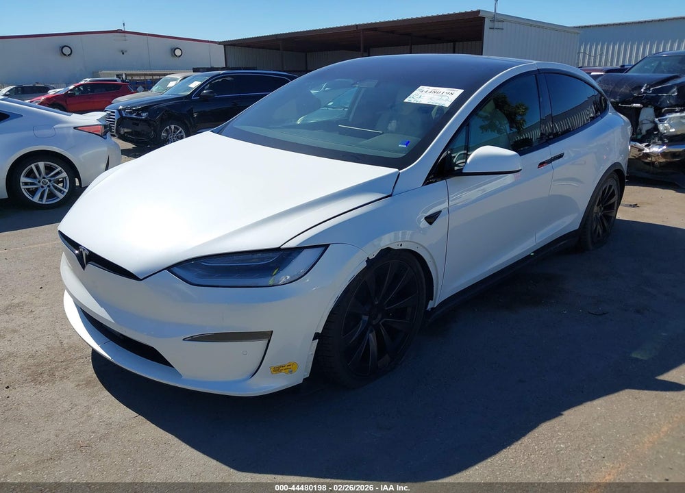 2022 TESLA MODEL X PLAID TRI MOTOR ALL-WHEEL DRIVE VIN: 7SAXCBE63NF349390