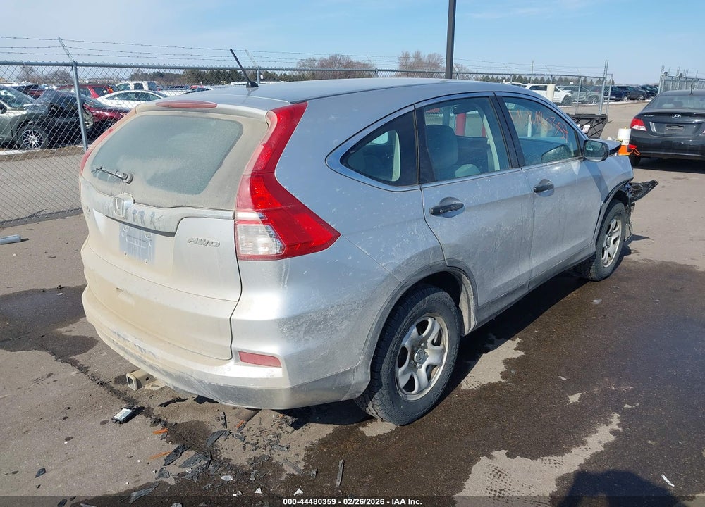 2016 HONDA CR-V LX VIN: 5J6RM4H38GL010795
