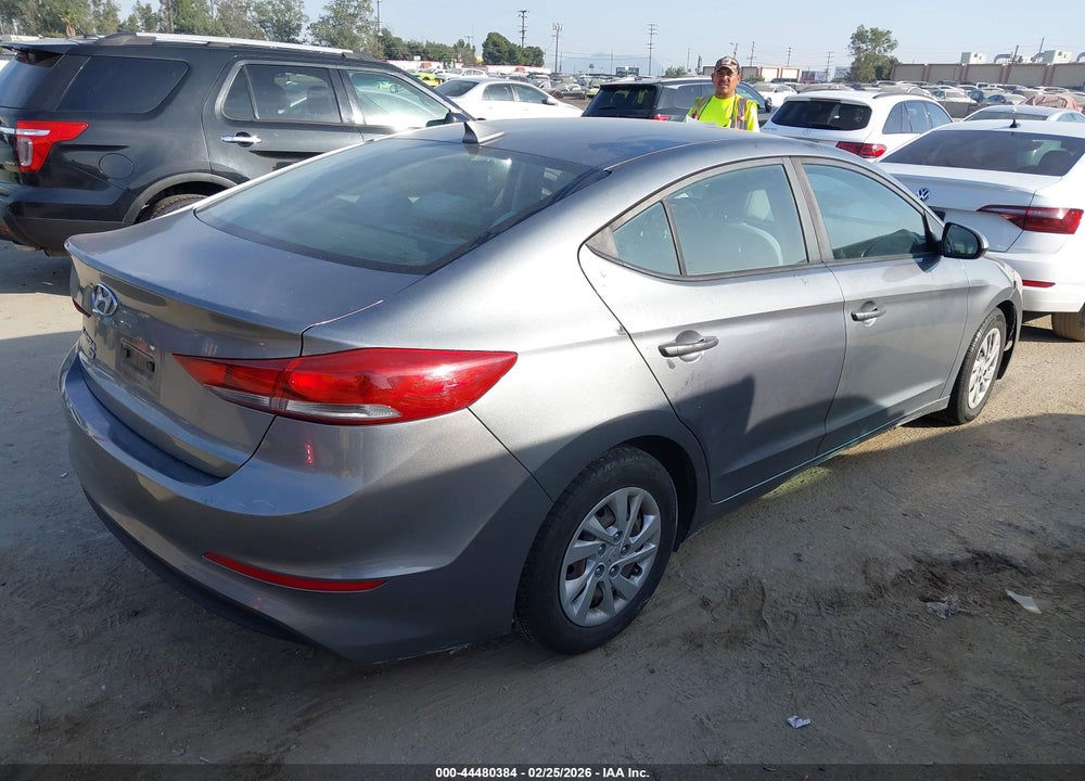 2017 HYUNDAI ELANTRA SE VIN: KMHD74LF3HU117303