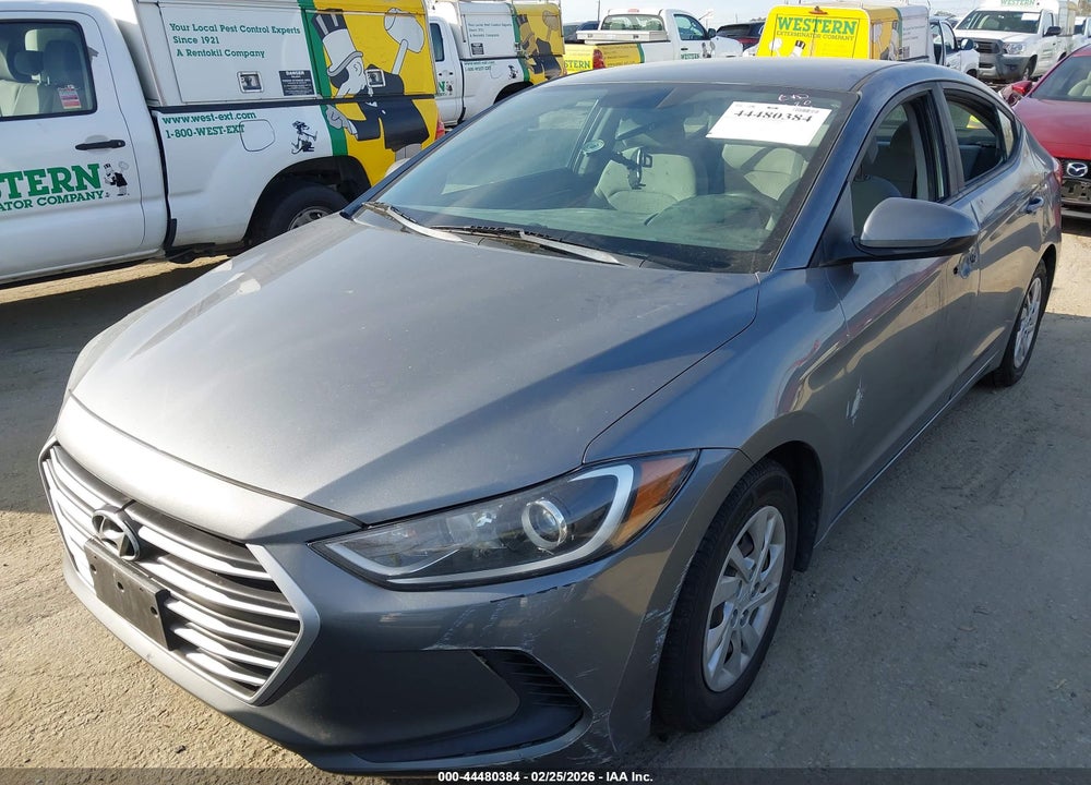 2017 HYUNDAI ELANTRA SE VIN: KMHD74LF3HU117303