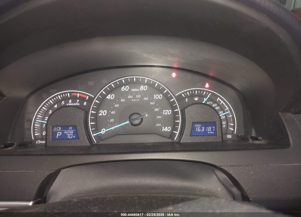 2012 TOYOTA CAMRY LE VIN: 4T1BF1FK5CU043814