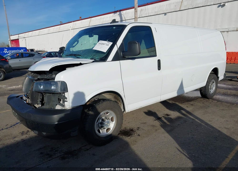 2022 CHEVROLET EXPRESS CARGO RWD 3500 EXTENDED WHEELBASE WT VIN: 1GCZGHFP7N1272844