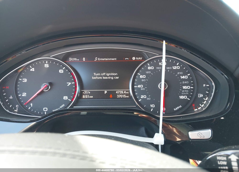 2015 AUDI A8 L 3.0T VIN: WAU3GAFD5FN008922