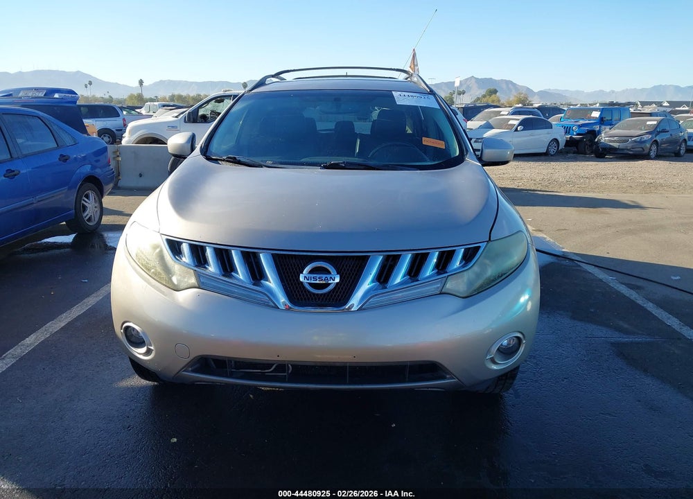2009 NISSAN MURANO SL VIN: JN8AZ18U69W002177