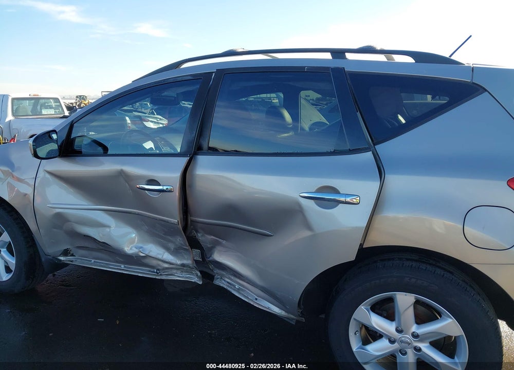 2009 NISSAN MURANO SL VIN: JN8AZ18U69W002177