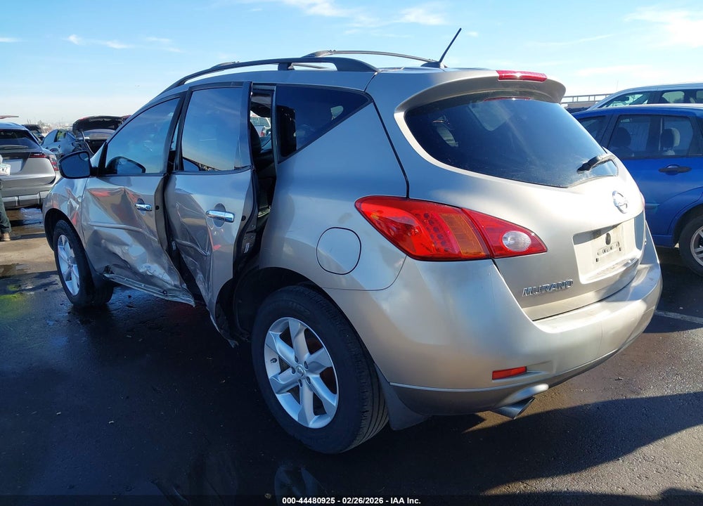 2009 NISSAN MURANO SL VIN: JN8AZ18U69W002177