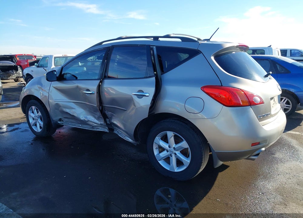2009 NISSAN MURANO SL VIN: JN8AZ18U69W002177