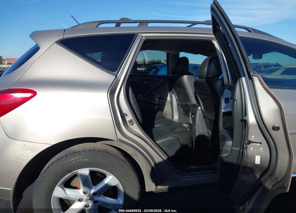2009 NISSAN MURANO SL VIN: JN8AZ18U69W002177