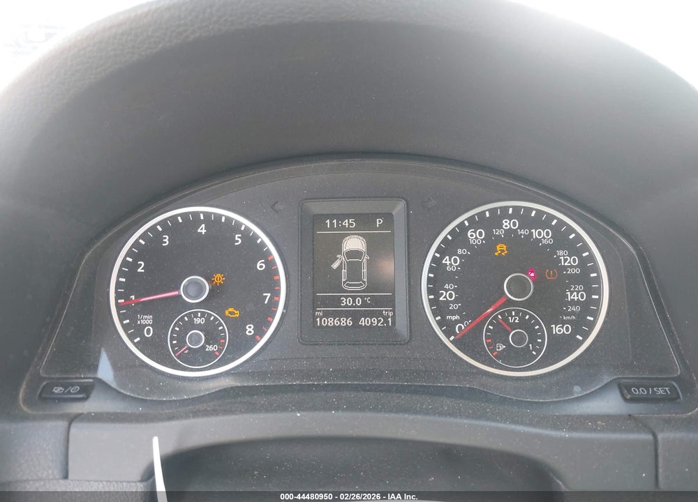 2016 VOLKSWAGEN TIGUAN SE VIN: WVGAV7AX1GW522343