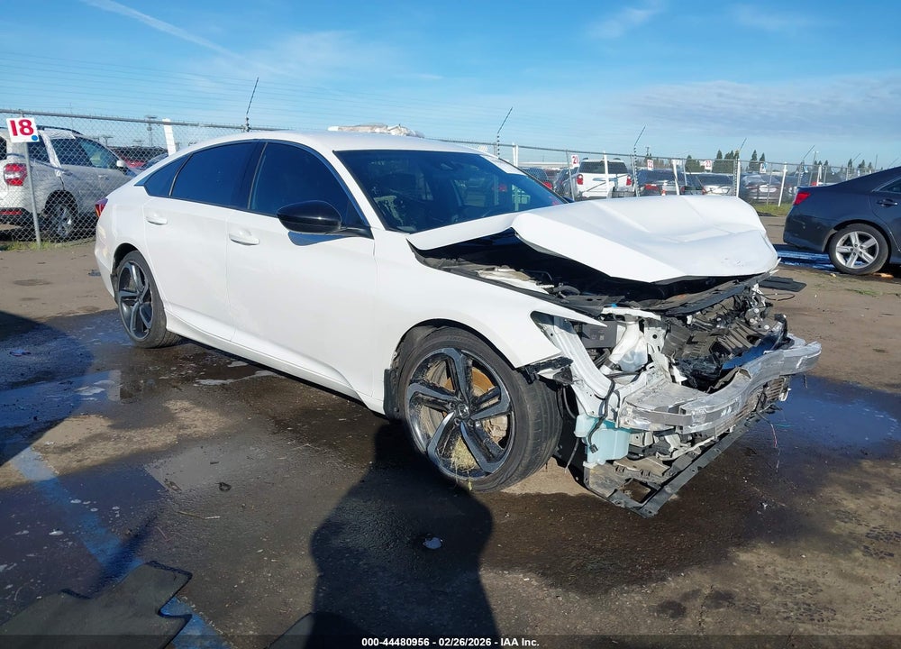 2021 HONDA ACCORD SPORT VIN: 1HGCV1F33MA009427