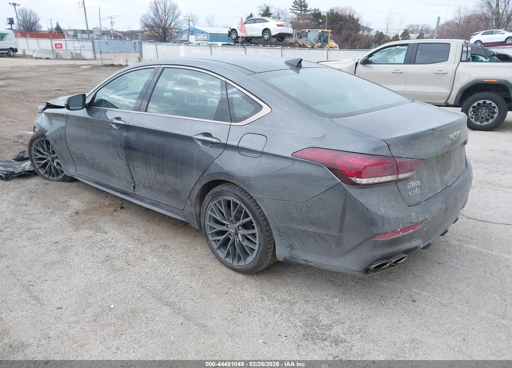 2018 GENESIS G80 3.3T SPORT VIN: KMHGN4JBXJU247975