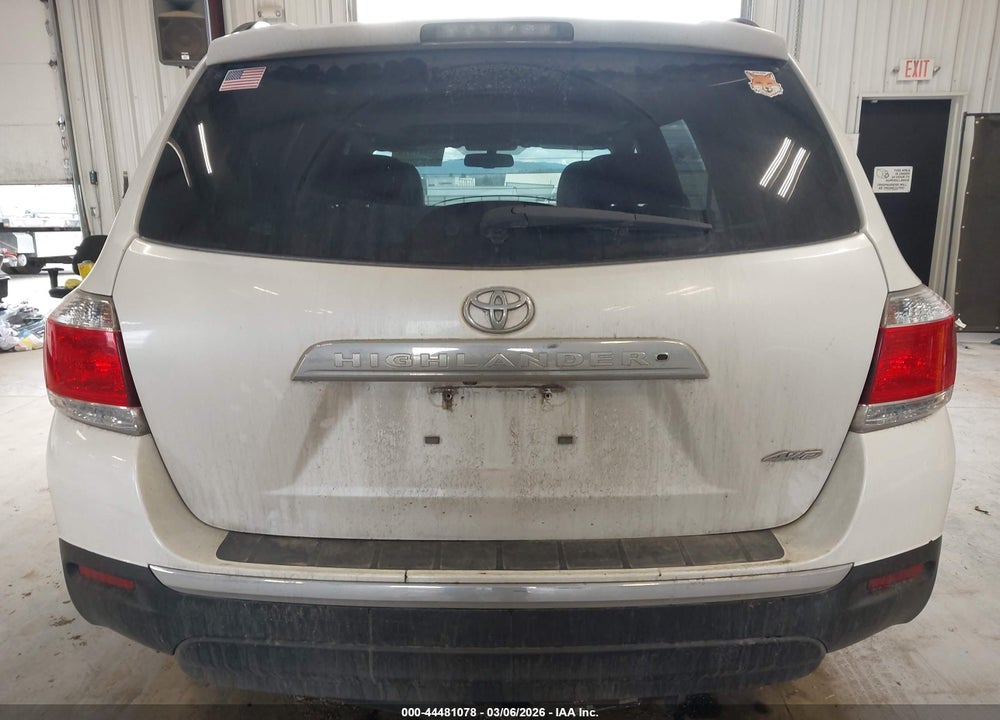 2013 TOYOTA HIGHLANDER SE V6 VIN: 5TDBK3EHXDS193618