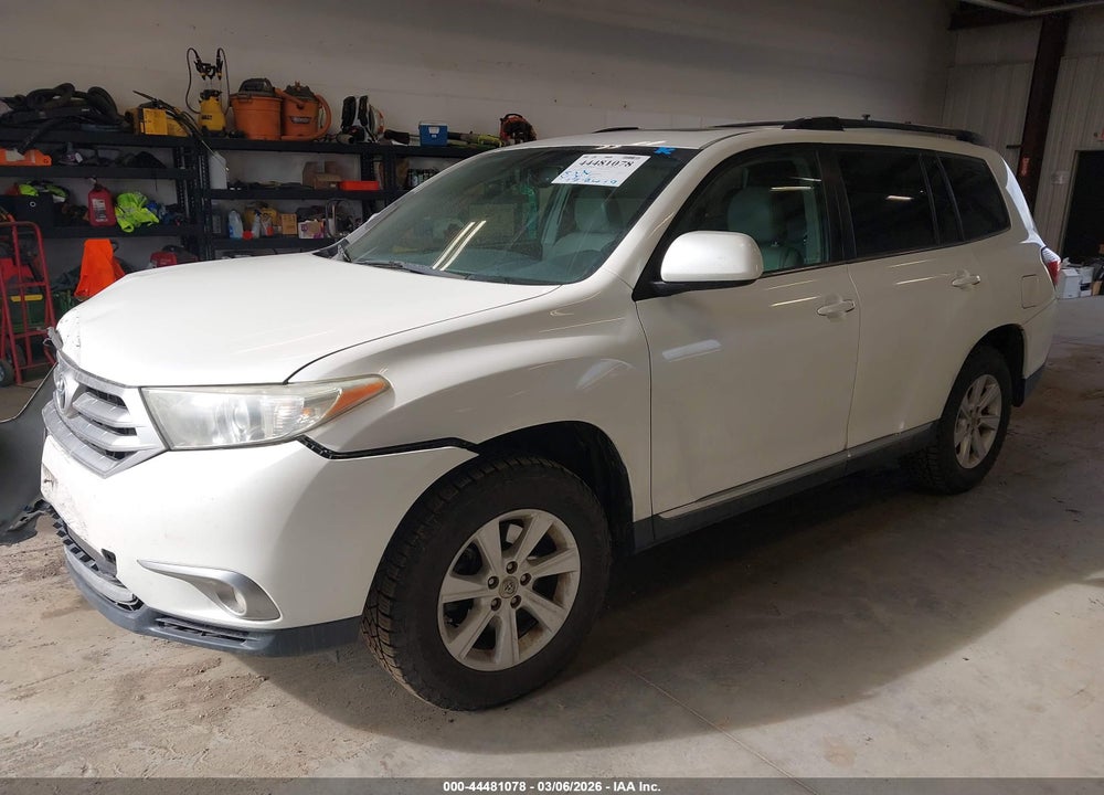 2013 TOYOTA HIGHLANDER SE V6 VIN: 5TDBK3EHXDS193618