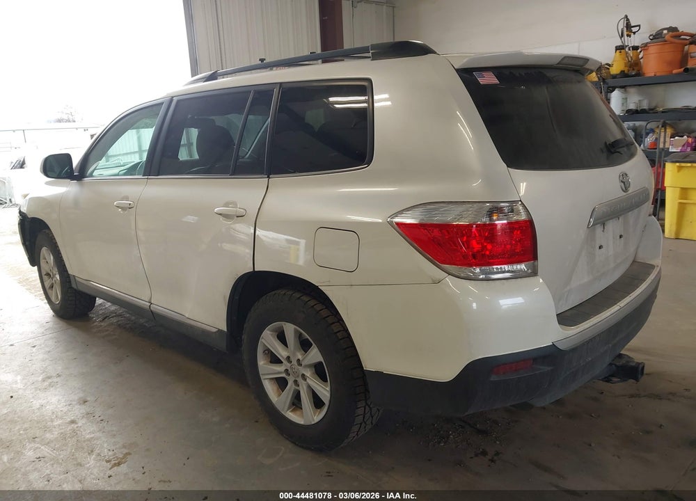 2013 TOYOTA HIGHLANDER SE V6 VIN: 5TDBK3EHXDS193618