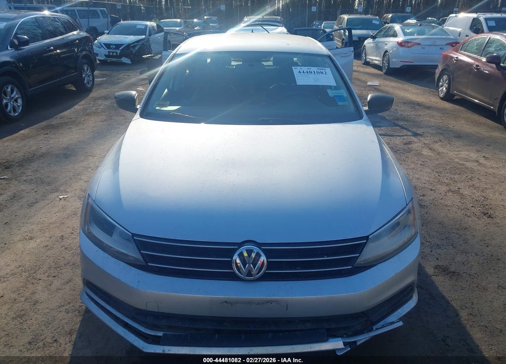 2015 VOLKSWAGEN JETTA 2.0L S VIN: 3VW2K7AJ0FM301325