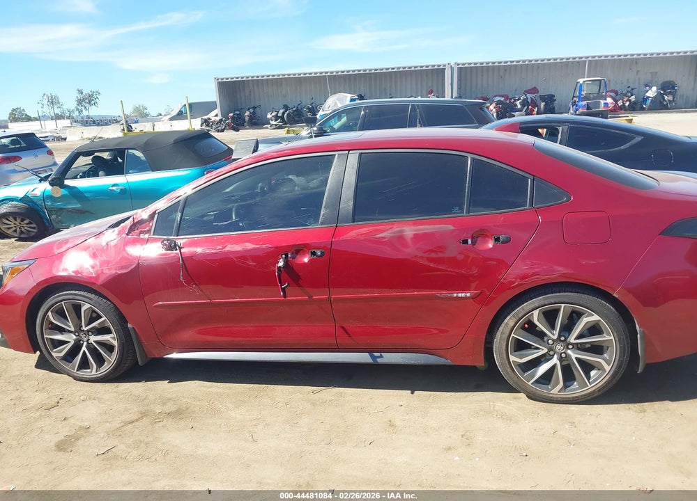 2022 TOYOTA COROLLA XSE VIN: 5YFT4MCE8NP111067