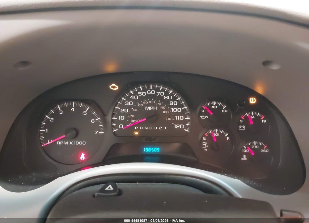 2007 CHEVROLET TRAILBLAZER LS VIN: 1GNDT13S072261260