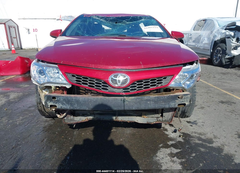 2013 TOYOTA CAMRY SE VIN: 4T1BF1FK0DU653542