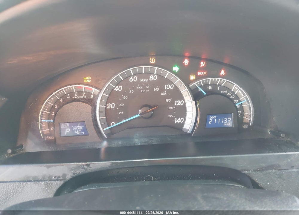 2013 TOYOTA CAMRY SE VIN: 4T1BF1FK0DU653542