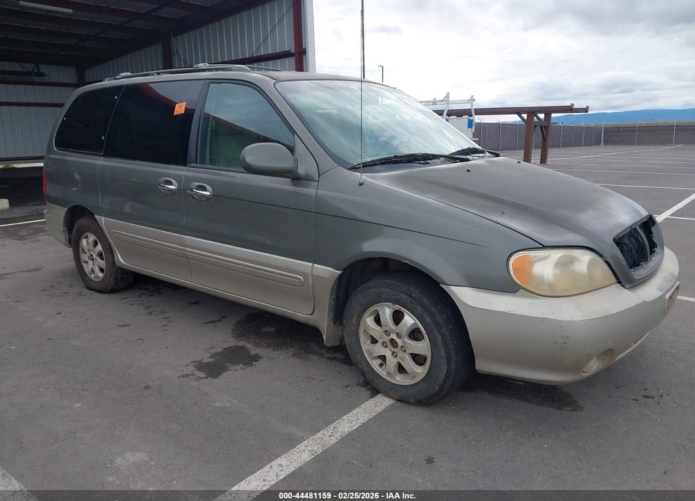 2005 KIA SEDONA EX/LX VIN: KNDUP132156676364