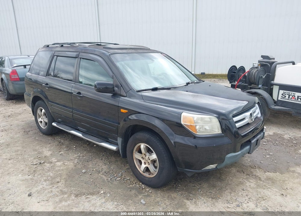 2007 HONDA PILOT EX-L VIN: 5FNYF28797B028177