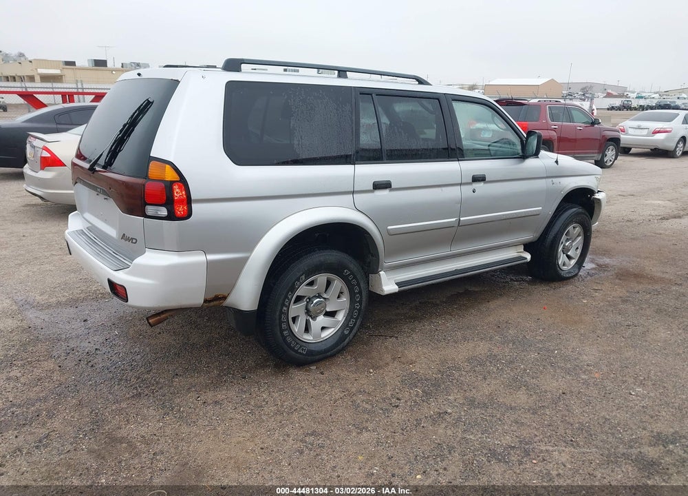 2002 MITSUBISHI MONTERO SPORT XLS VIN: JA4MT31R42P013054