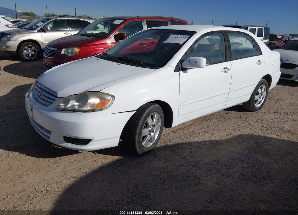 2003 TOYOTA COROLLA LE VIN: 1NXBR32EX3Z100429