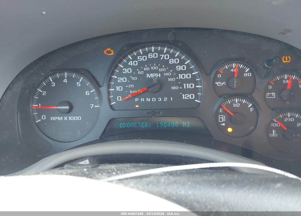 2007 CHEVROLET TRAILBLAZER LT VIN: 1GNDT13S372132560