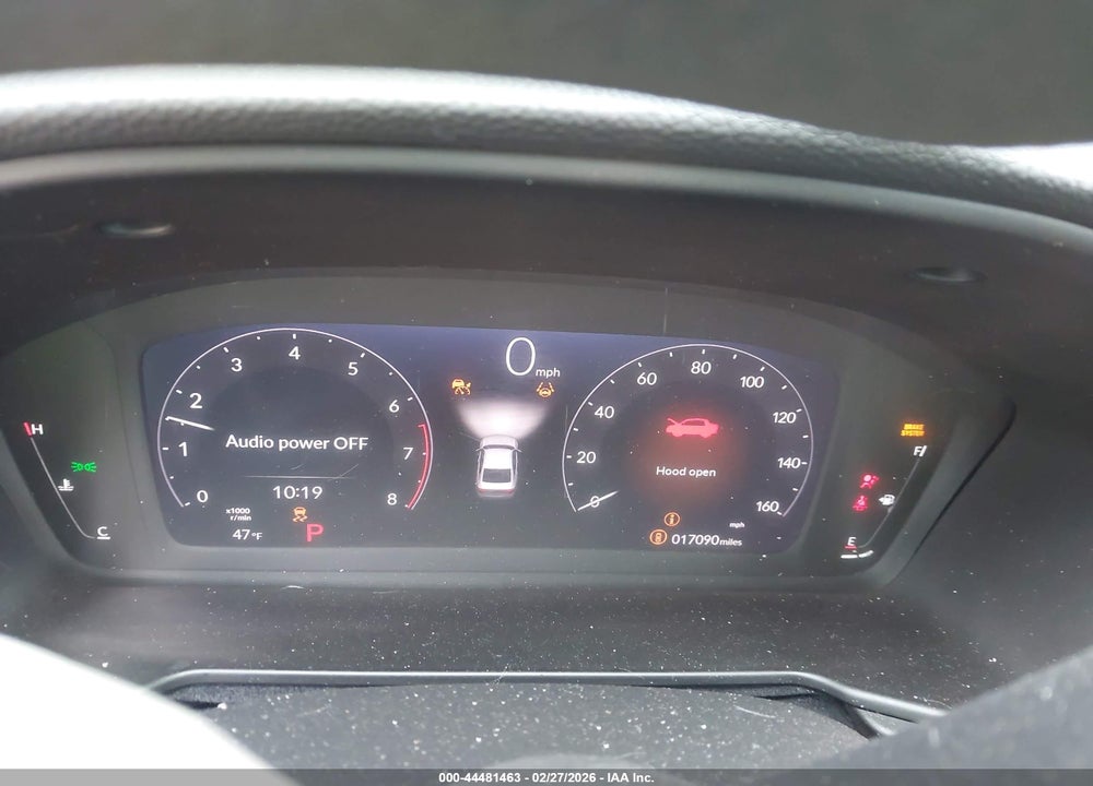 2025 HONDA ACCORD LX VIN: 1HGCY1F27SA049330