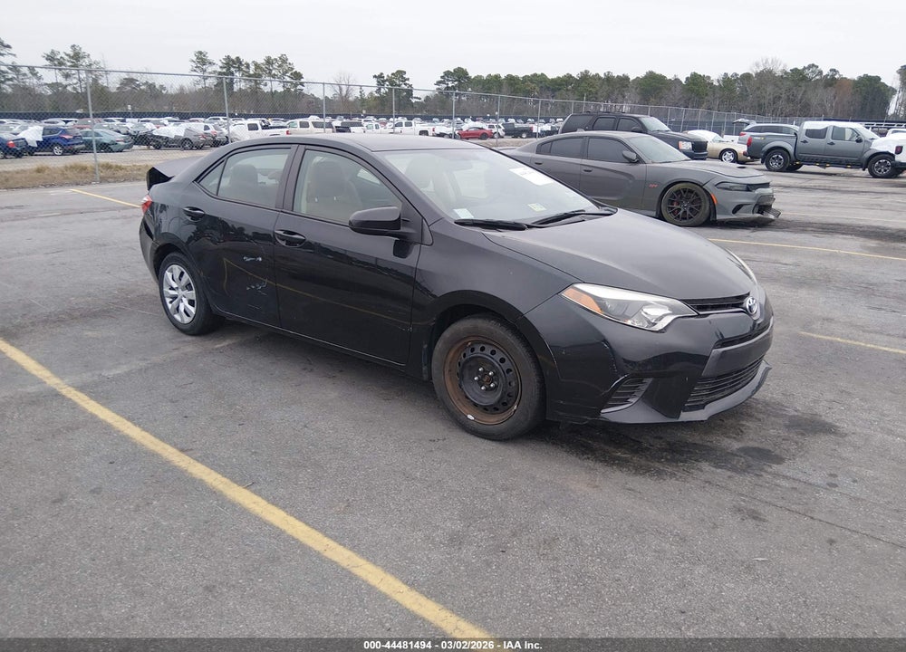 2015 TOYOTA COROLLA LE VIN: 2T1BURHE9FC380908