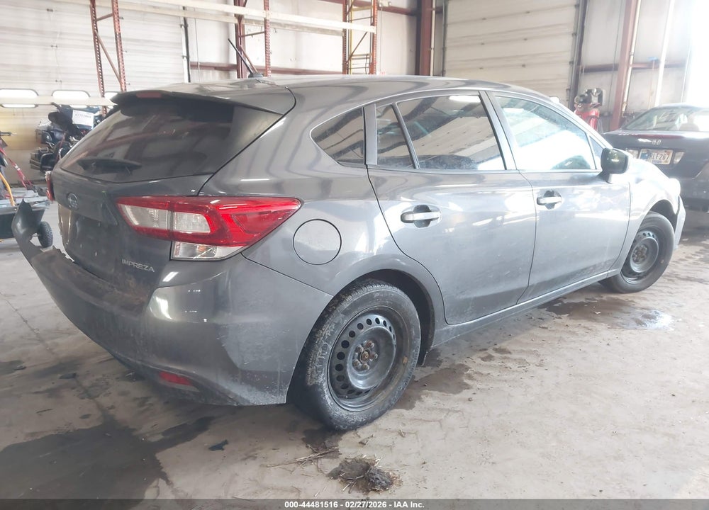 2019 SUBARU IMPREZA 2.0I VIN: 4S3GTAA66K3720886