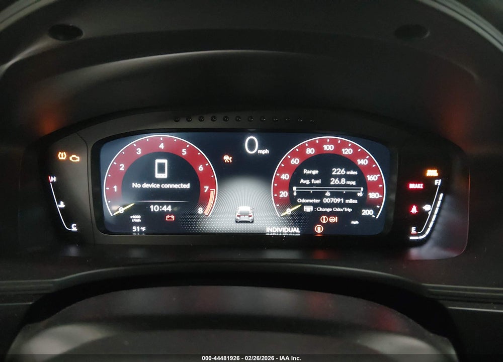 2025 HONDA CIVIC TYPE R VIN: JHMFL5G48SX006144