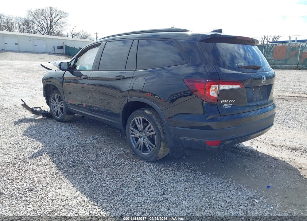 2022 HONDA PILOT AWD SPORT VIN: 5FNYF6H36NB102558