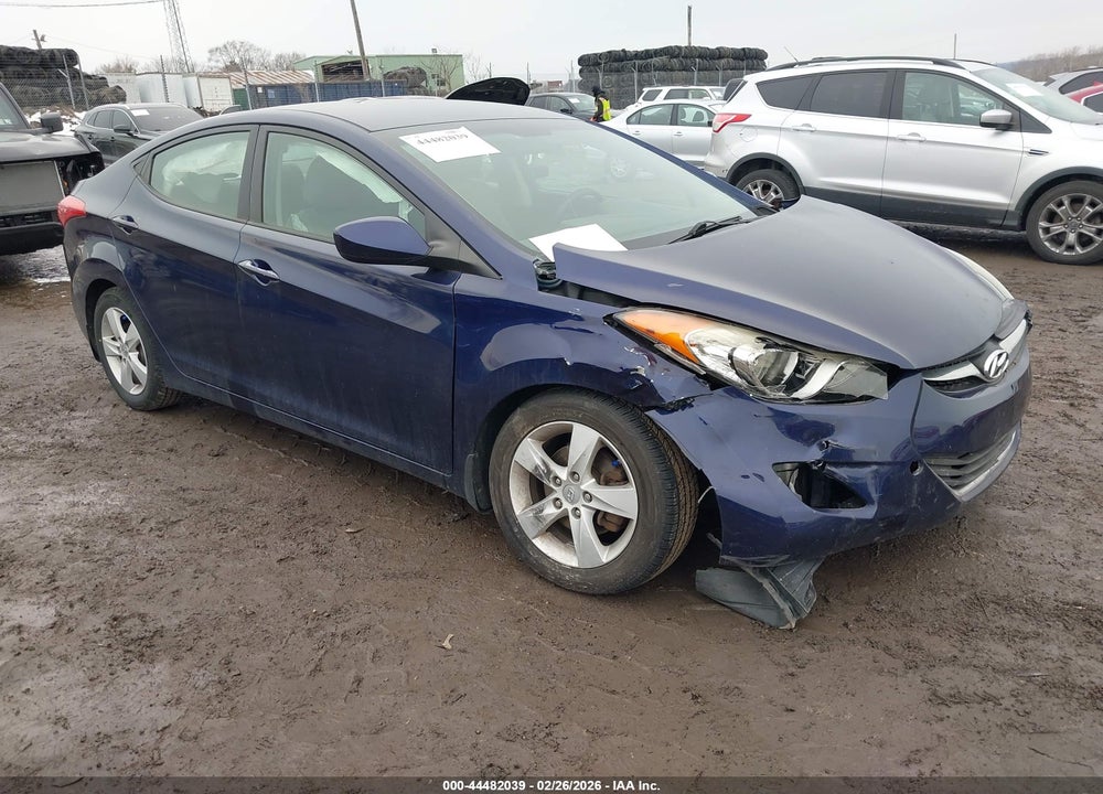 2013 HYUNDAI ELANTRA GLS VIN: 5NPDH4AE0DH424511