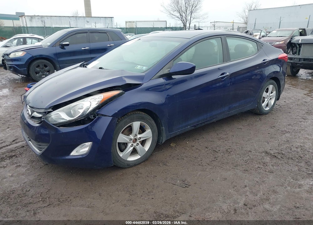 2013 HYUNDAI ELANTRA GLS VIN: 5NPDH4AE0DH424511