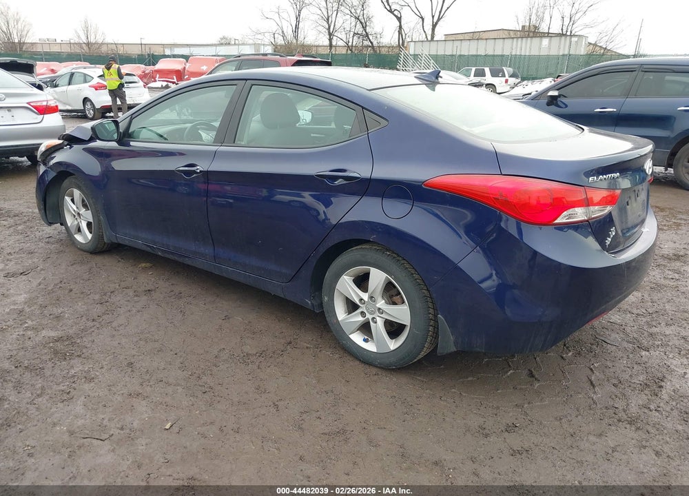2013 HYUNDAI ELANTRA GLS VIN: 5NPDH4AE0DH424511