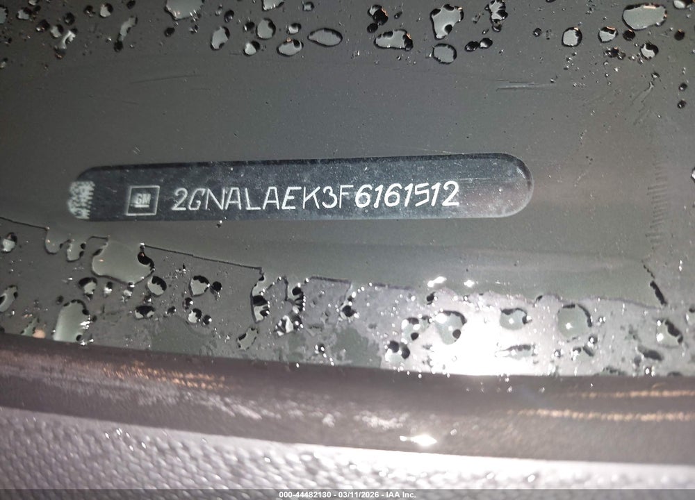 2015 CHEVROLET EQUINOX LS VIN: 2GNALAEK3F6161512