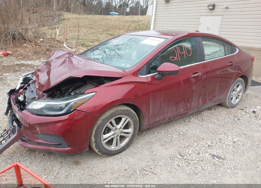 2016 CHEVROLET CRUZE LT AUTO VIN: 1G1BE5SM3G7306904