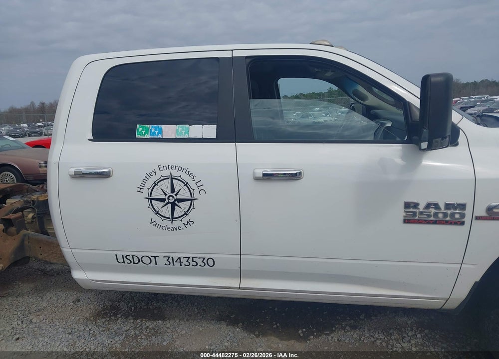 2017 RAM 3500 BIG HORN  4X4 8' BOX VIN: 3C63RRHL1HG697537