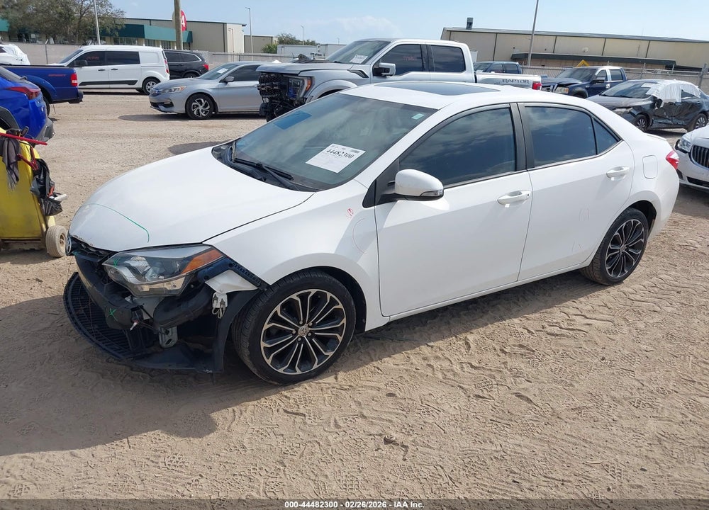 2016 TOYOTA COROLLA S PLUS VIN: 2T1BURHE3GC572696