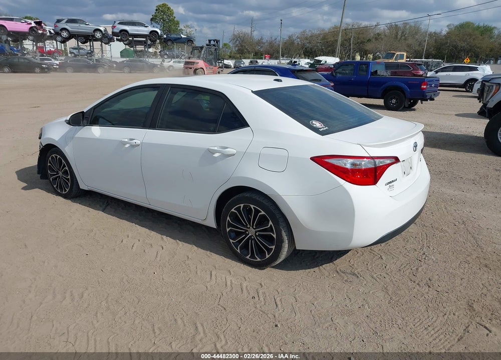2016 TOYOTA COROLLA S PLUS VIN: 2T1BURHE3GC572696