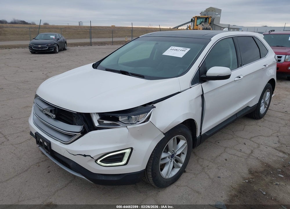 2015 FORD EDGE SEL VIN: 2FMTK4J92FBB24592