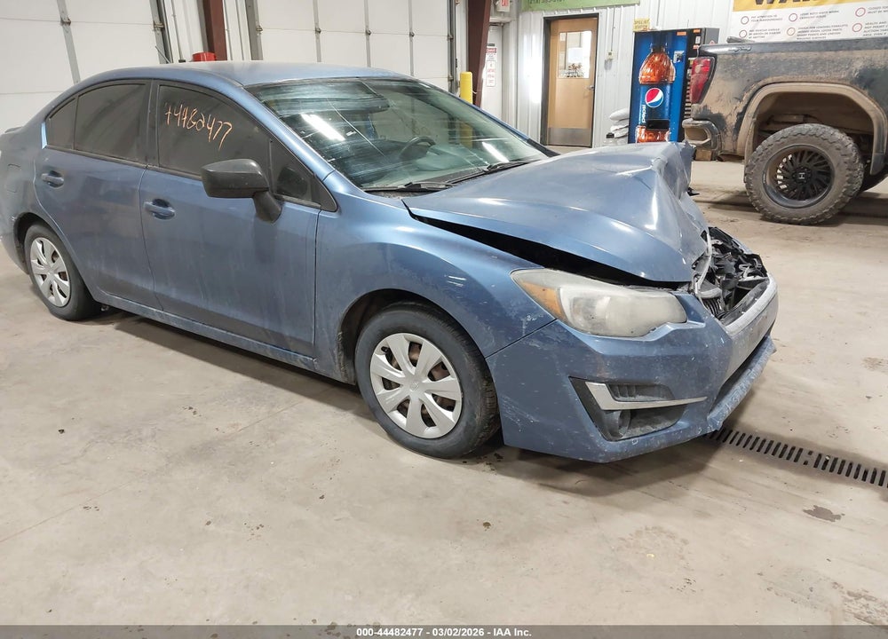 2016 SUBARU IMPREZA VIN: JS1GJAA65GH016779