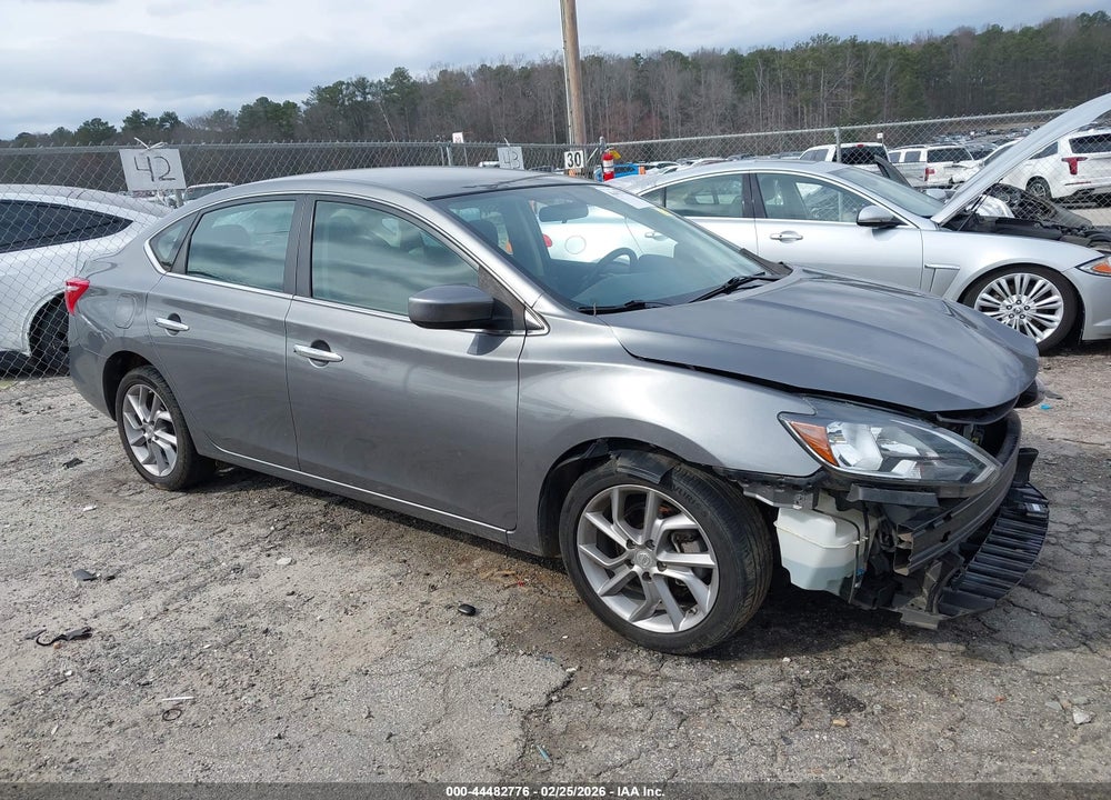 2019 NISSAN SENTRA S VIN: 3N1AB7AP6KY313634