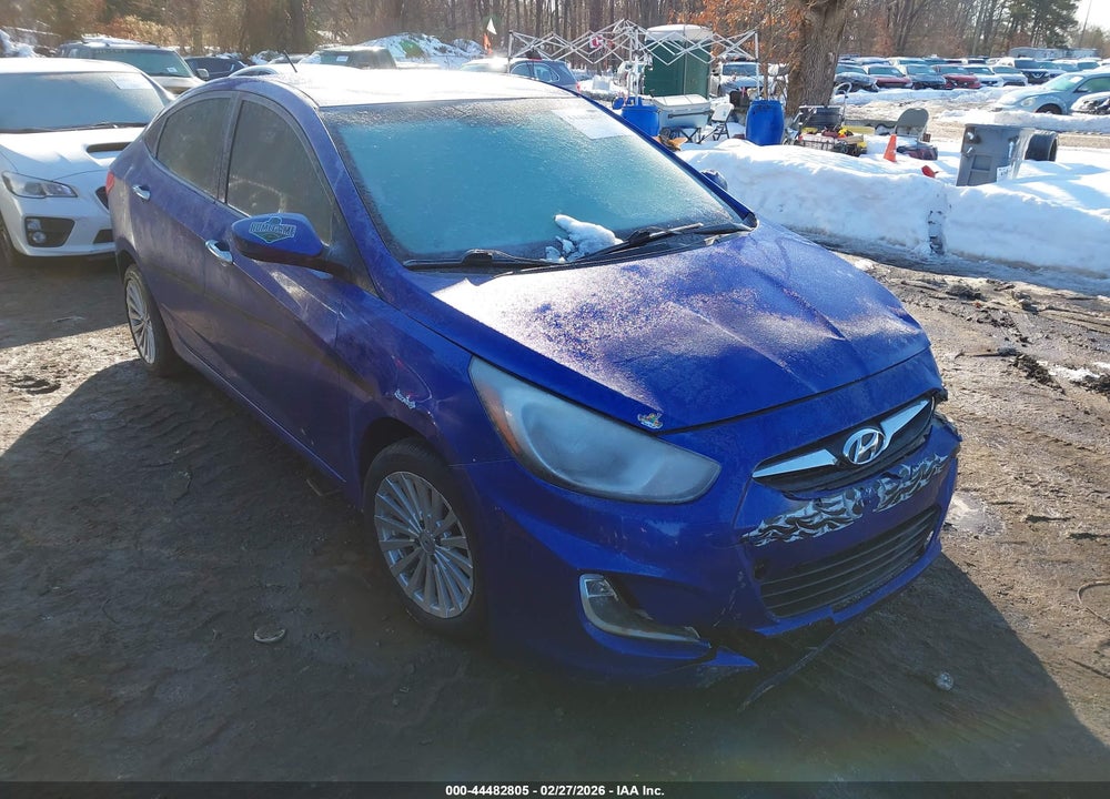 2013 HYUNDAI ACCENT GLS VIN: KMHCT4AE6DU281348