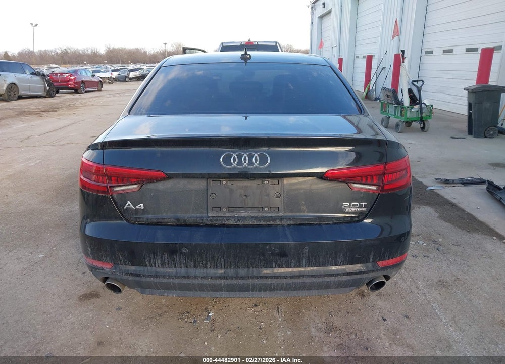 2017 AUDI A4 2.0T PREMIUM VIN: WAUANAF44HN004649