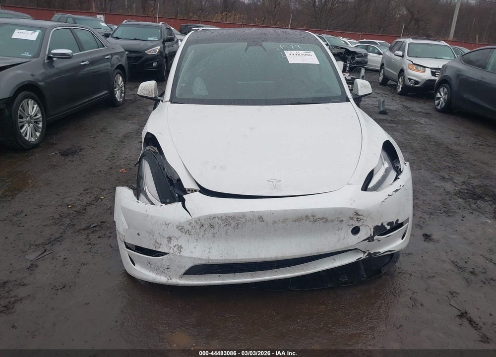 2022 TESLA MODEL Y LONG RANGE DUAL MOTOR ALL-WHEEL DRIVE VIN: 7SAYGDEE3NF320743