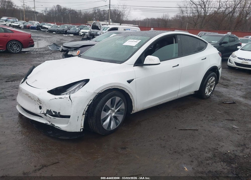 2022 TESLA MODEL Y LONG RANGE DUAL MOTOR ALL-WHEEL DRIVE VIN: 7SAYGDEE3NF320743