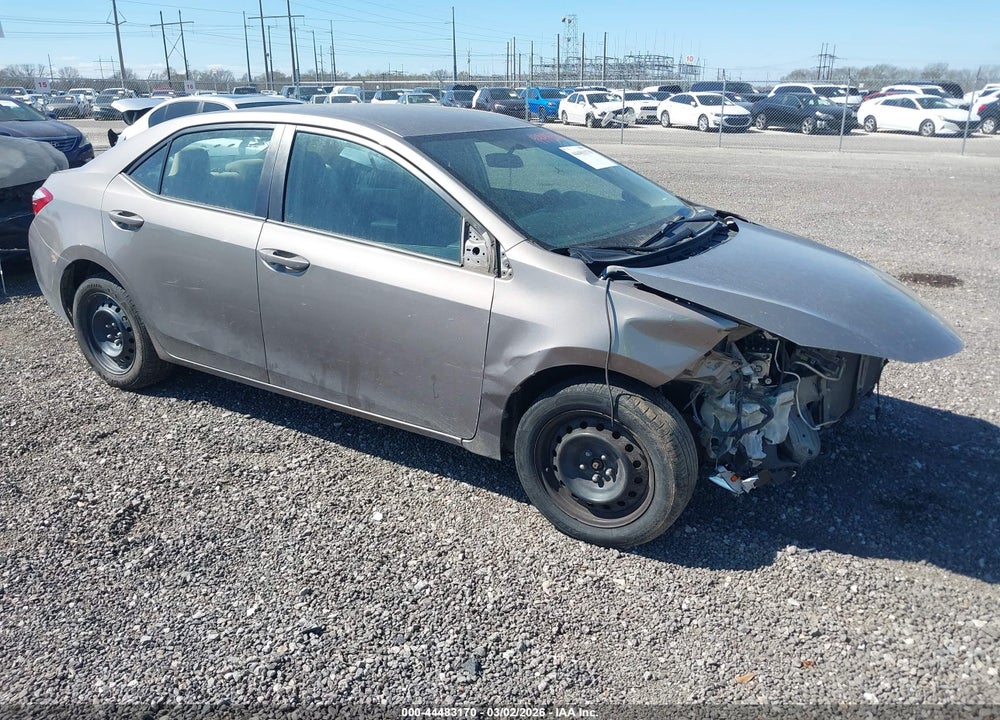 2016 TOYOTA COROLLA LE VIN: 5YFBURHE2GP451285