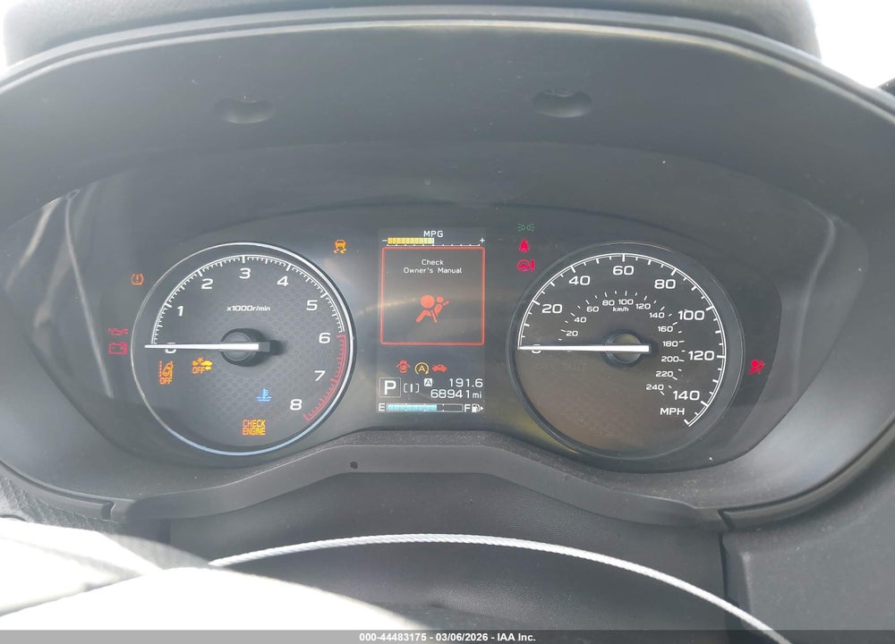 2019 SUBARU FORESTER VIN: JF2SKACC1KH420810